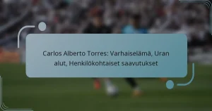 Carlos Alberto Torres: Varhaiselämä, Uran alut, Henkilökohtaiset saavutukset