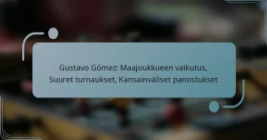 Gustavo Gómez: Maajoukkueen vaikutus, Suuret turnaukset, Kansainväliset panostukset