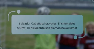 Salvador Cabañas: Kasvatus, Ensimmäiset seurat, Henkilökohtaisen elämän näkökulmat